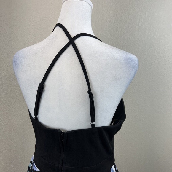 Speechless Dress Women 11‎ Black Halter Floral - Picture 4 of 14